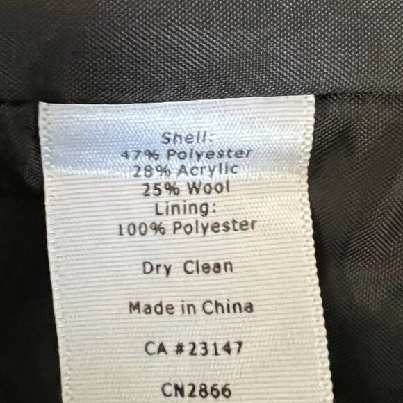 Talbots Tweed Wool Blend Pencil Skirt In Black & Green Size 12P - Picture 12 of 12